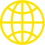 Yellow Globe Icon